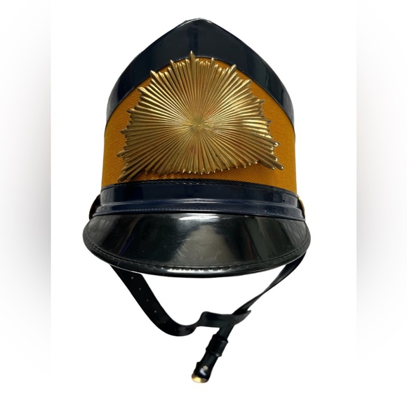 RARE Vintage 1964 Stanbury & Co Marching Band Hat Stewart HS Size 6 7/8 Shako - Picture 1 of 11